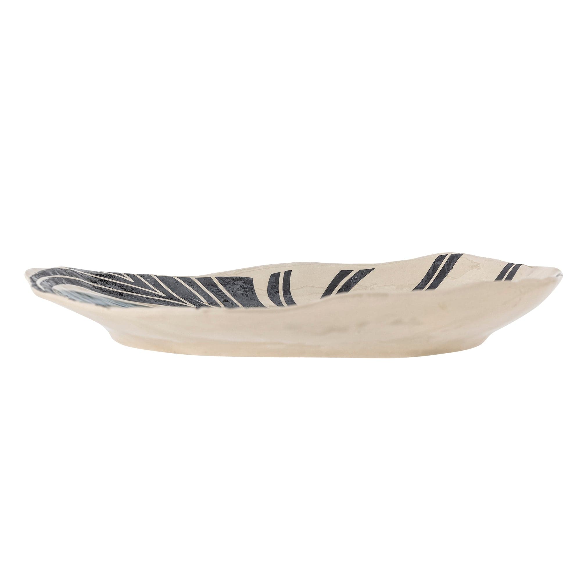 Tava decorativa din ceramica, Yamato Albastru, L31xl26.5xH4 cm (1)