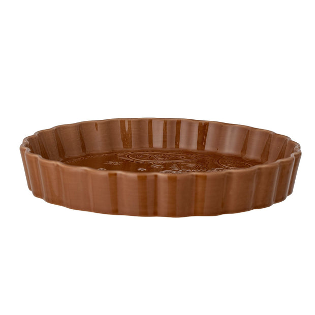 Bloomingville Tava pentru cuptor din ceramica, Rani Maro, Ø28xH4,5 cm