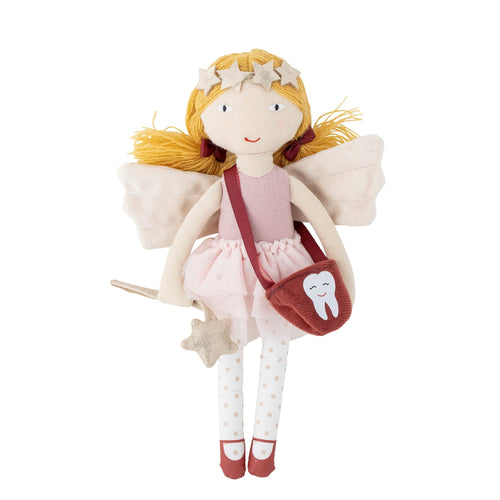 Bloomingville The Tooth Fairy din bumbac si poliester, pentru copii, Fedora Roz, L15xl3xH24 cm