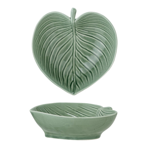 Bol decorativ din ceramica, Savanna Verde, L15xl14,5xH4,5 cm