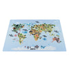 Traversa pentru copii din poliamida Play 2917 World Map Animals Albastru (2)