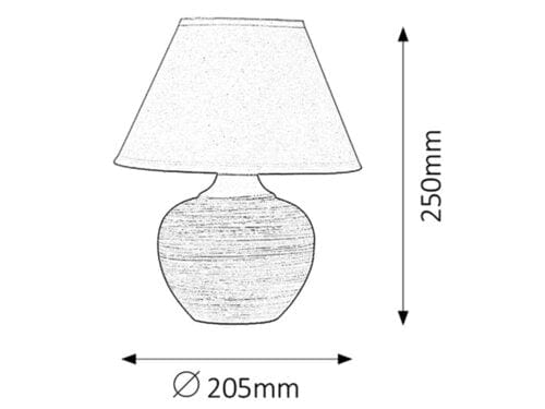 RabaLux Veioza Molly 4392 Albastru / Alb