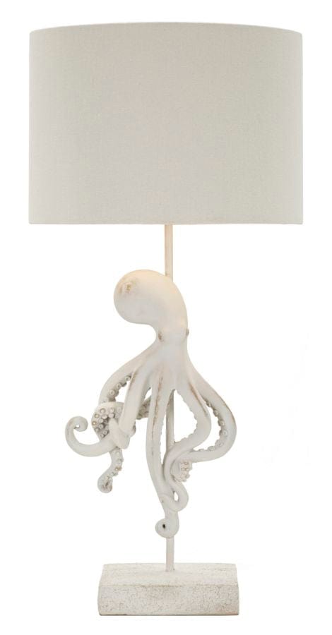 Veioza Octopus White Alb