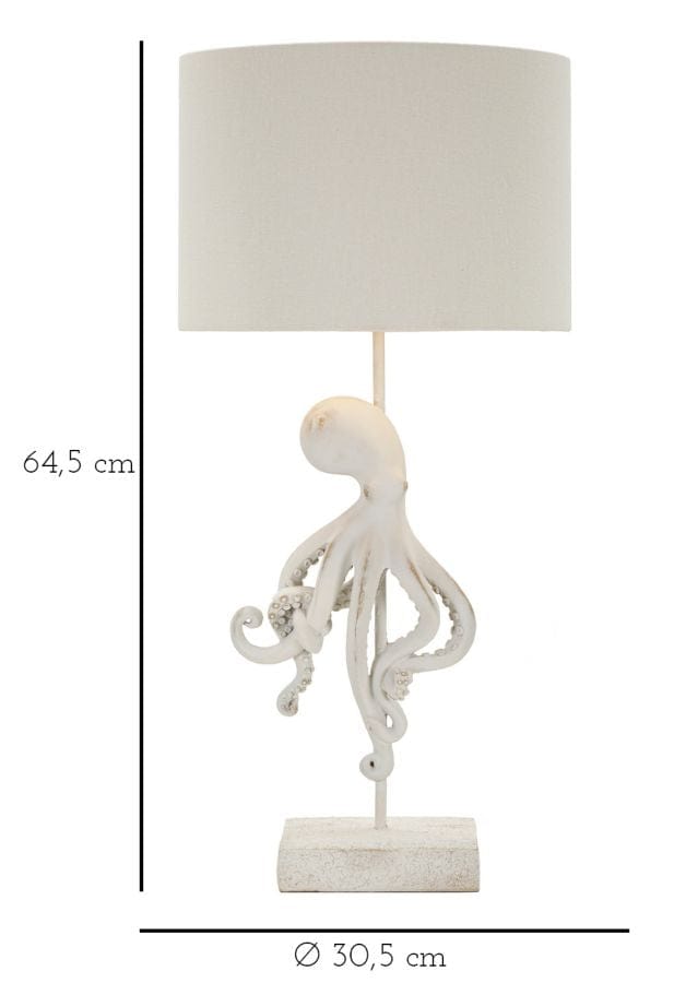 Veioza Octopus White Alb (5)