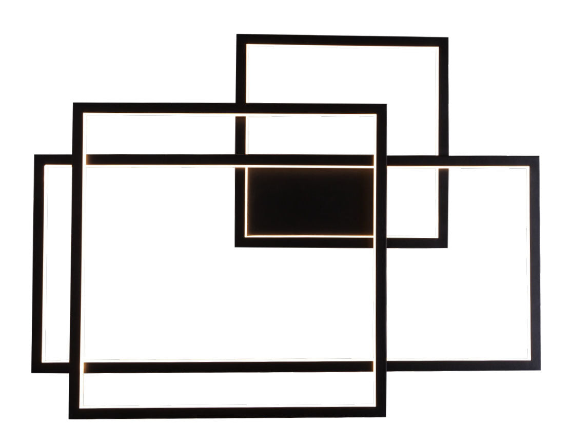 Aplica Geometric W0233D Negru (2)