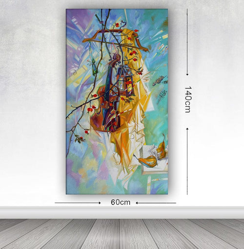 Tablou Canvas Abstract 38 Multicolor, 60 x 140 cm