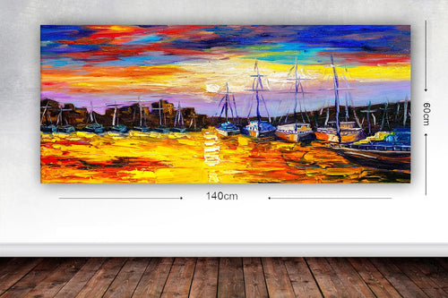 Tablou Canvas World 44 Multicolor, 60 x 140 cm