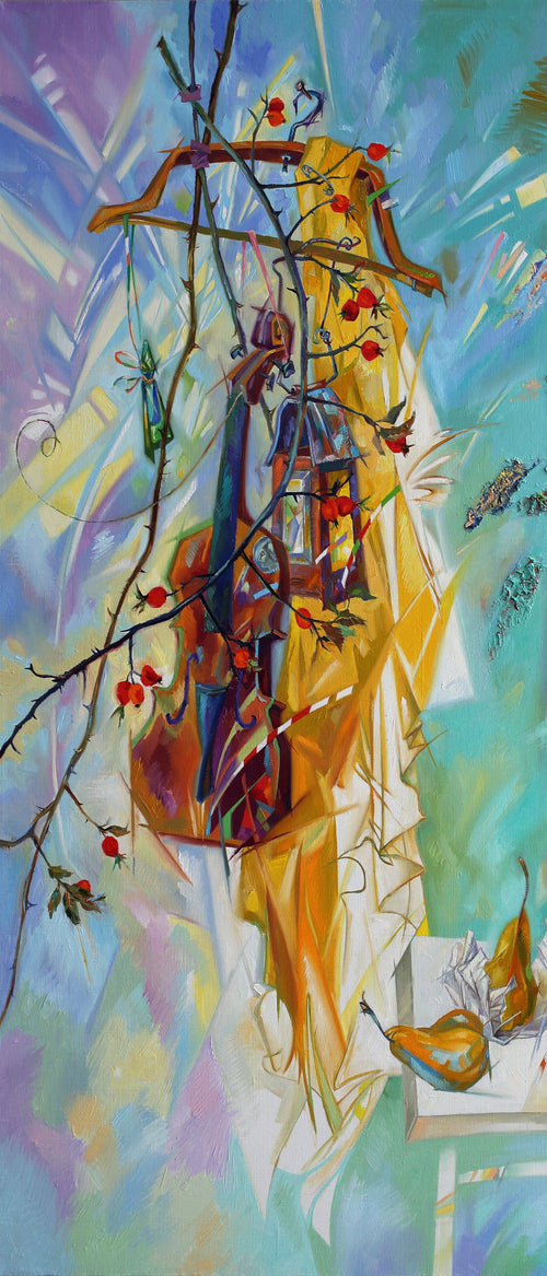 Tablou Canvas Abstract 46 Multicolor, 60 x 140 cm