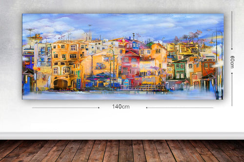 Tablou Canvas World 49 Multicolor, 60 x 140 cm