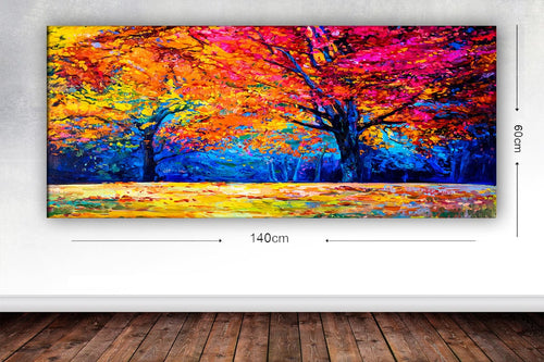 Tablou Canvas World 65 Multicolor, 60 x 140 cm