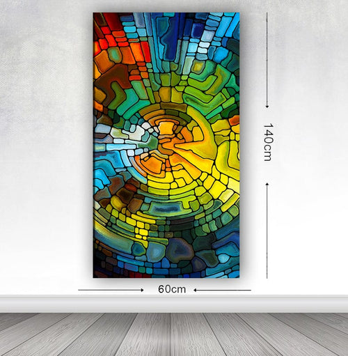 Tablou Canvas Abstract 60 Multicolor, 60 x 140 cm