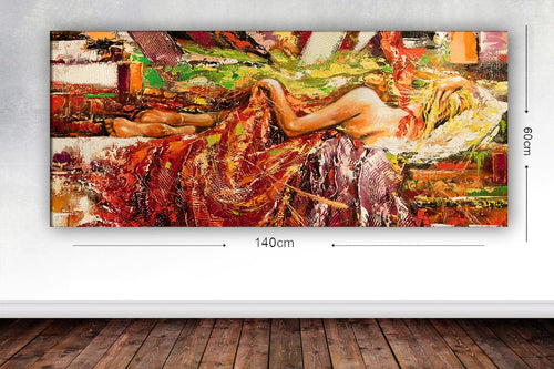Tablou Canvas Abstract 63 Multicolor, 60 x 140 cm