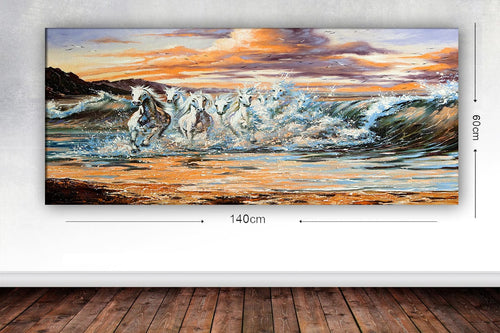 Tablou Canvas Abstract 65 Multicolor, 60 x 140 cm