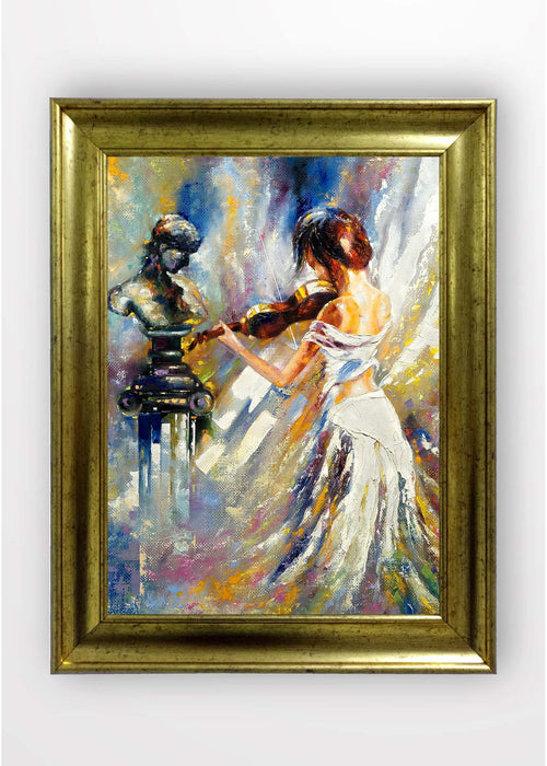 Tablou Framed Art Lady Violinist Multicolor & OYOTR-5AC1191757 & OYOTR-5AC1191757