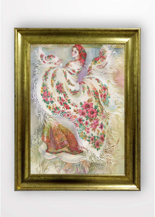 Tablou Framed Art Country Girl Multicolor & OYOTR-5AC1328059 & OYOTR-5AC1328059 & OYOTR-5AC1328059