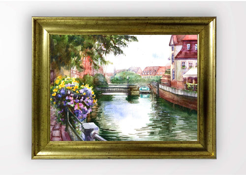Tablou Framed Art Beautiful River Multicolor & OYOTR-5AC2896597 & OYOTR-5AC2896597