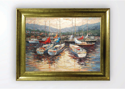 Tablou Framed Art Boat Park Multicolor & OYOTR-5ACDSCF7609 & OYOTR-5ACDSCF7609 & OYOTR-5ACDSCF7609