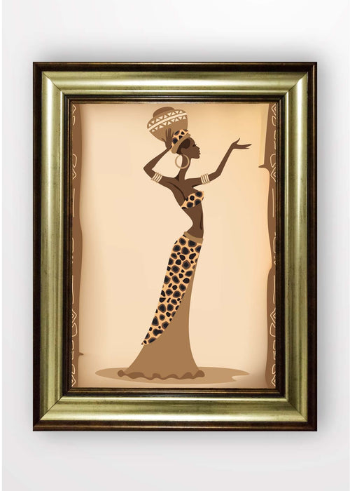 Tablou Framed Art African Lady Multicolor & OYOTR-5BA6054323 & OYOTR-5BA6054323 & OYOTR-5BA6054323