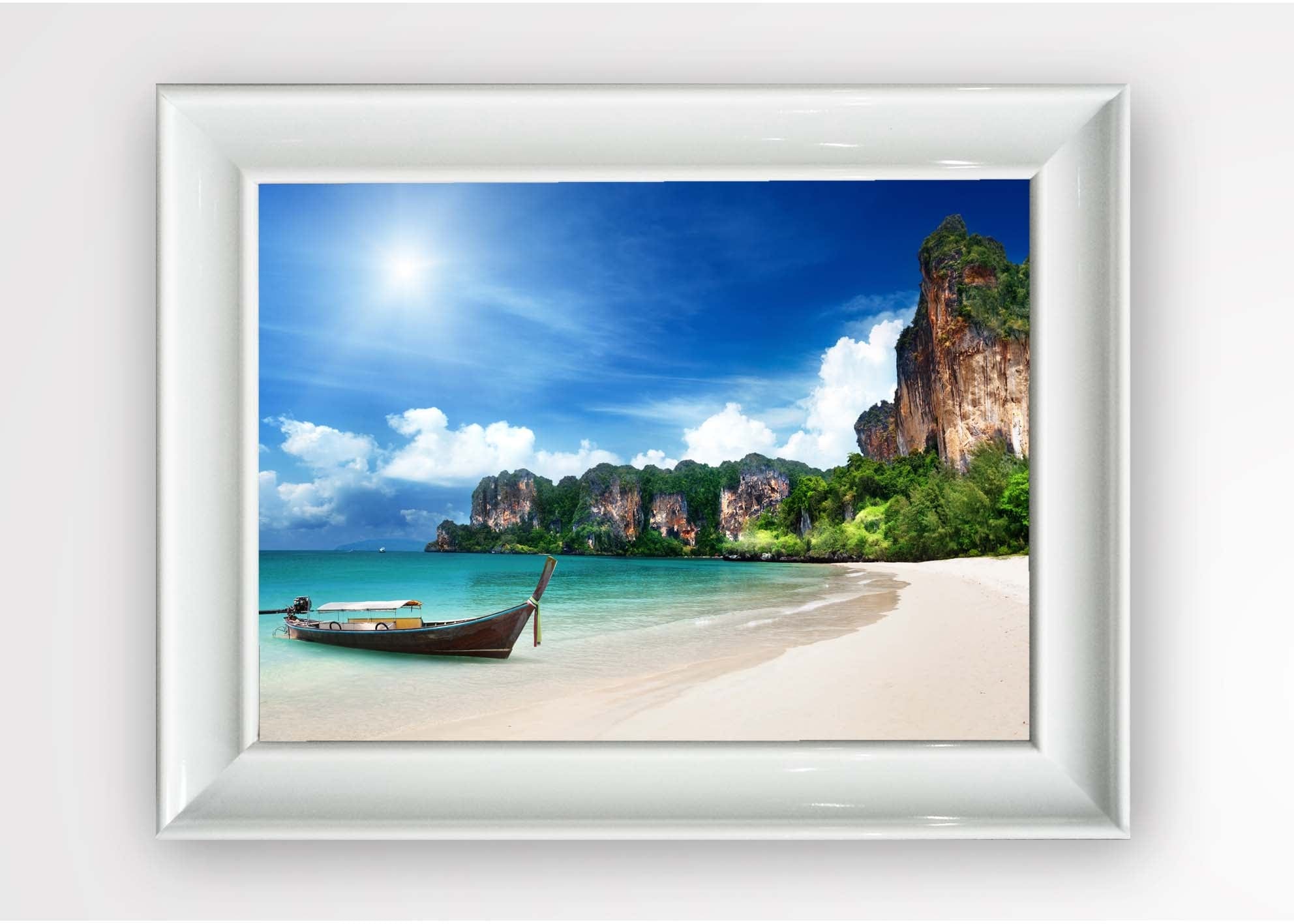 Tablou Framed Art Exotic Beach Multicolor & OYOTR-5BC2125851 & OYOTR-5BC2125851 & OYOTR-5BC2125851