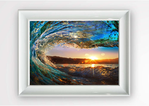 Tablou Framed Art Sunset Waves Multicolor & OYOTR-5BC2432486 & OYOTR-5BC2432486