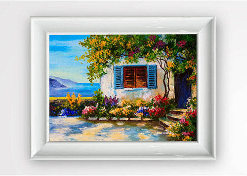 Tablou Framed Art Rustic Window Multicolor & OYOTR-5BC6932331 & OYOTR-5BC6932331 & OYOTR-5BC6932331