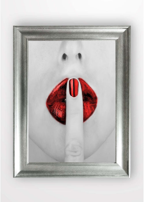 Tablou Framed Art Metalizer Red Lips II Multicolor & OYOTR-5GC2816513 & OYOTR-5GC2816513