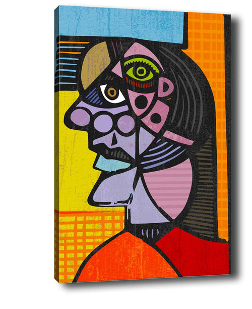 Tablou Canvas Abstract Face III Multicolor & OYOTR-7436502010095 & OYOTR-7436502010095