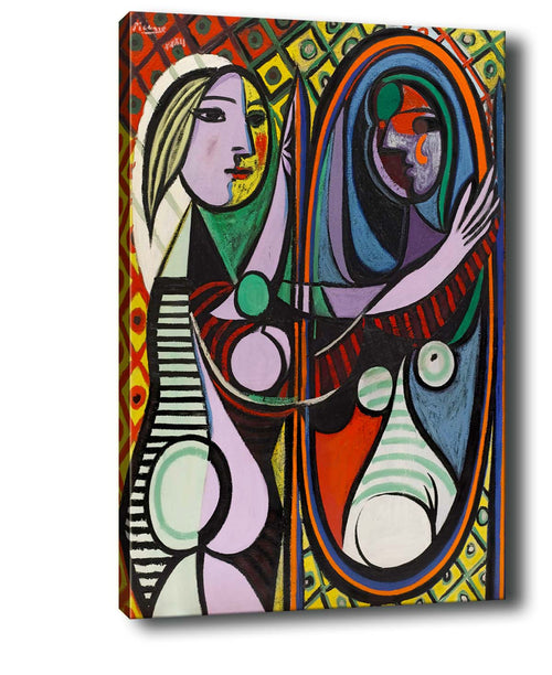 Tablou Canvas Mirror Girl Multicolor & OYOTR-7436502110184 & OYOTR-7436502110184