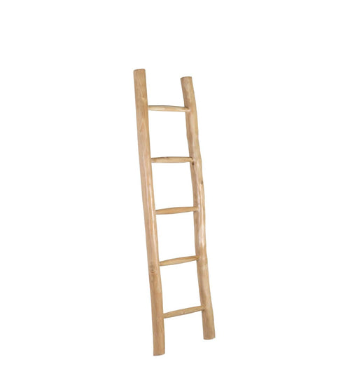 Raft din lemn, Ladder Bej, l45xA6xH150 cm