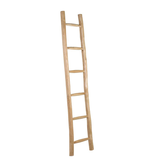 Raft din lemn, Ladder Natural, l45xA6xH200 cm