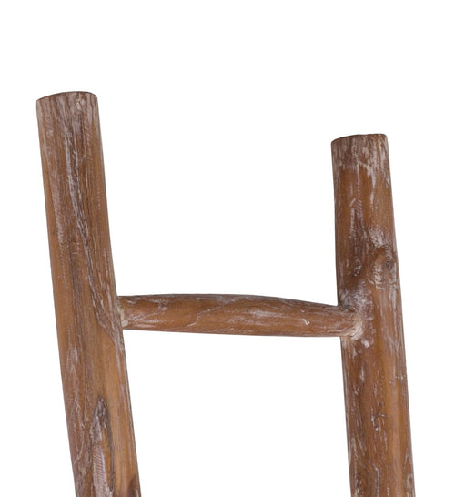 Raft din lemn, Ladder Maro, l45xA6xH150 cm (1)