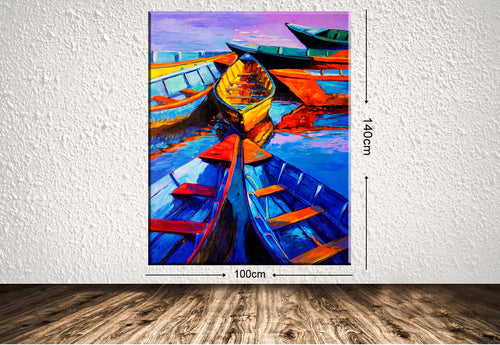 Tablou Canvas Abstract 77 Multicolor, 100 x 140 cm