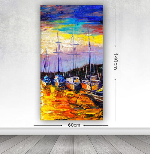 Tablou Canvas Abstract 108 Multicolor, 60 x 140 cm