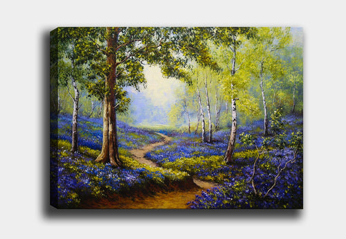 Tablou Canvas Violets Forest Multicolor & OYOTR-DEV797396803 & OYOTR-DEV797396803