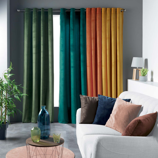 Draperie Velvetine Velvet Petrol, 140 x 240 cm (1)