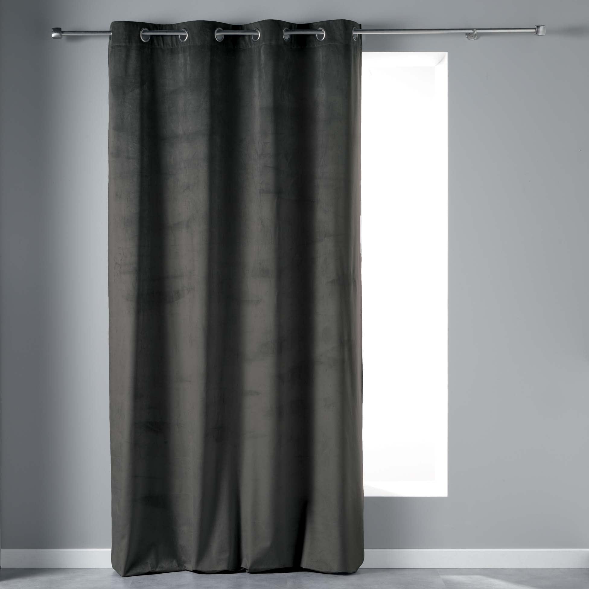 Draperie Velvetine Velvet Antracit, 140 x 240 cm