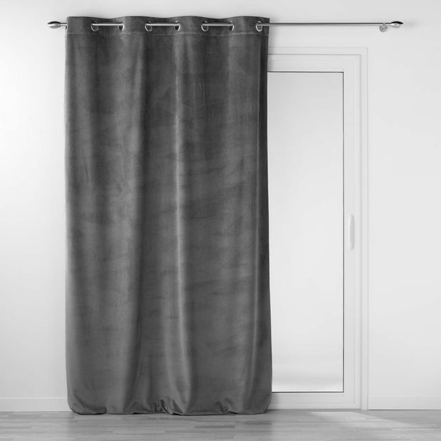 Draperie Velouriane Velvet Antracit, 140 x 260 cm