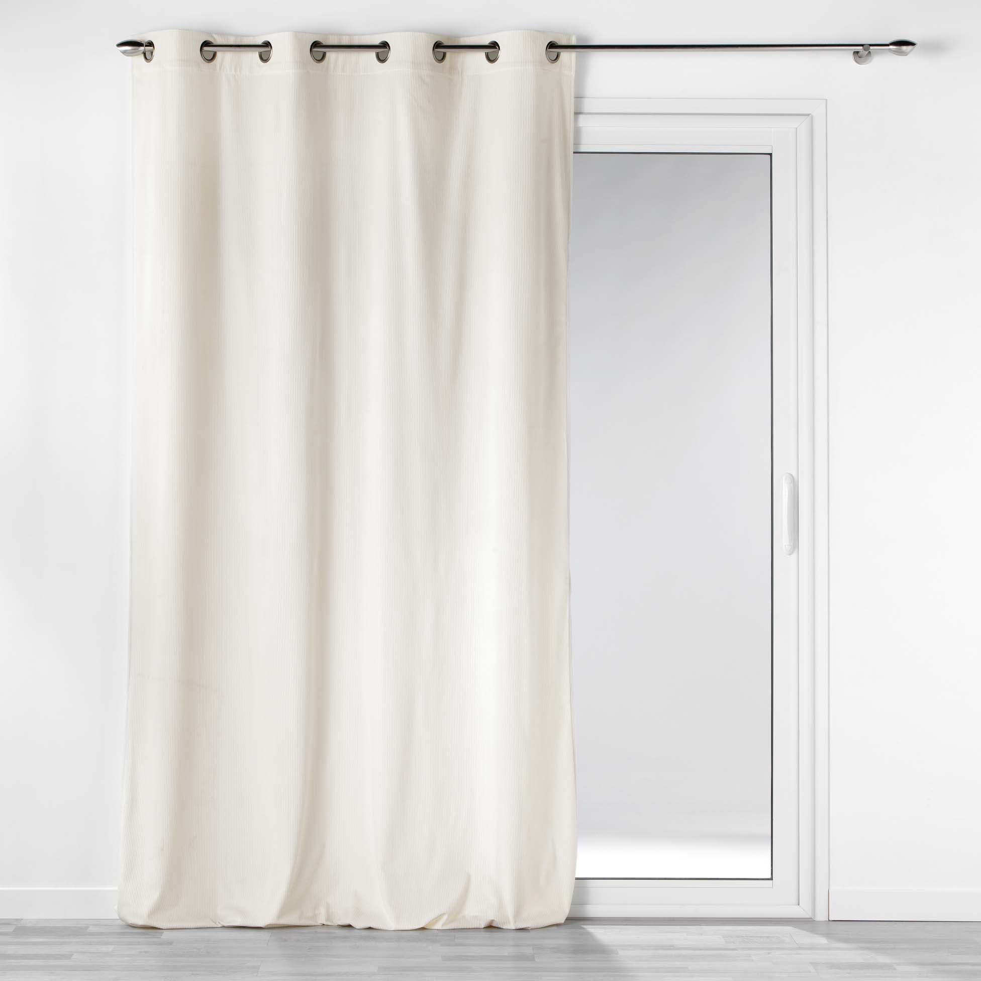 Draperie Casual Velvet Ivoir, 140 x 260 cm