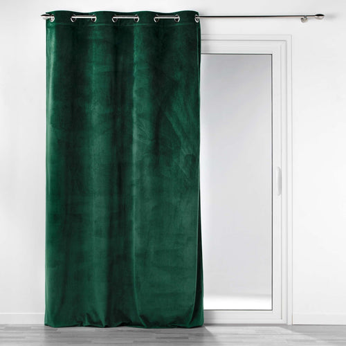 Draperie Casual Velvet Verde Inchis, 140 x 260 cm