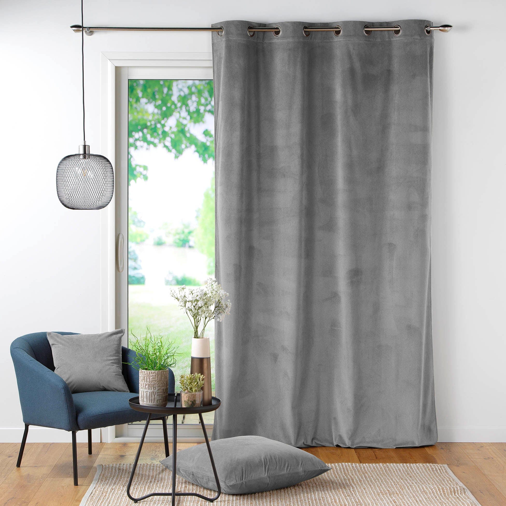 Draperie Casual Velvet Gri, 140 x 260 cm (3)