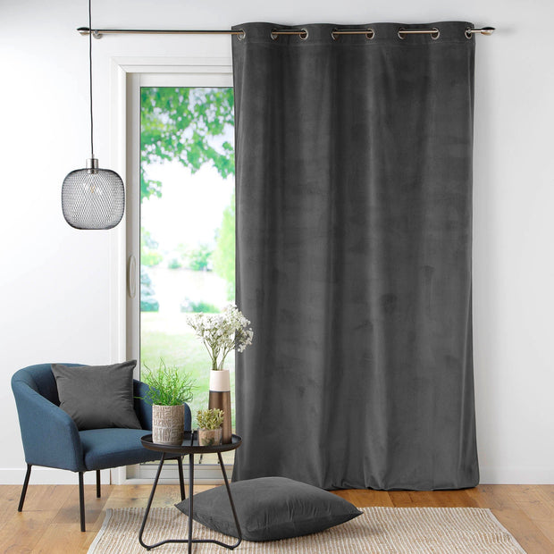 Draperie Casual Velvet Antracit, 140 x 260 cm (3)