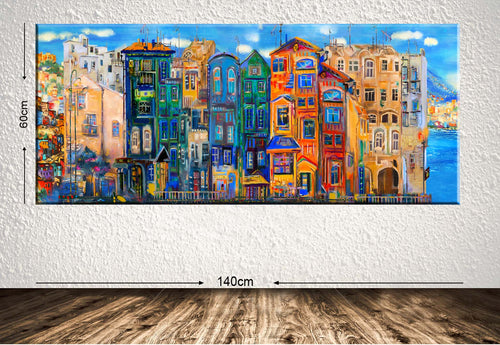 Tablou Canvas World 99 Multicolor, 60 x 140 cm