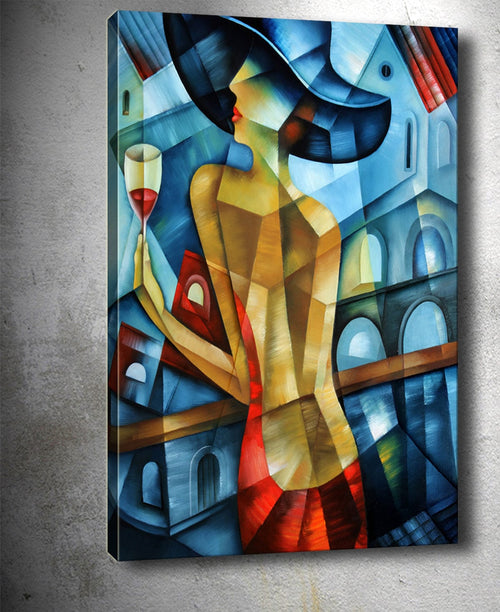 Tablou Canvas Abstract 84 Multicolor, 70 x 100 cm