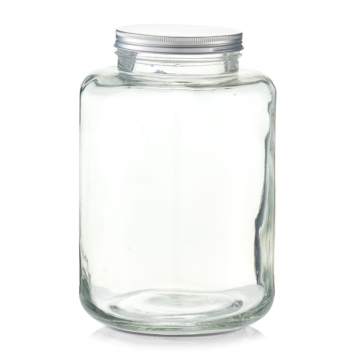 Zeller Borcan pentru depozitare din sticla, capac metalic, 7000 ml, Ø 20xH29,5 cm