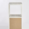 Zeller Cabinet din lemn cu 1 usa Wood Alb / Natural, l39,5xA35,5xH86,5 cm