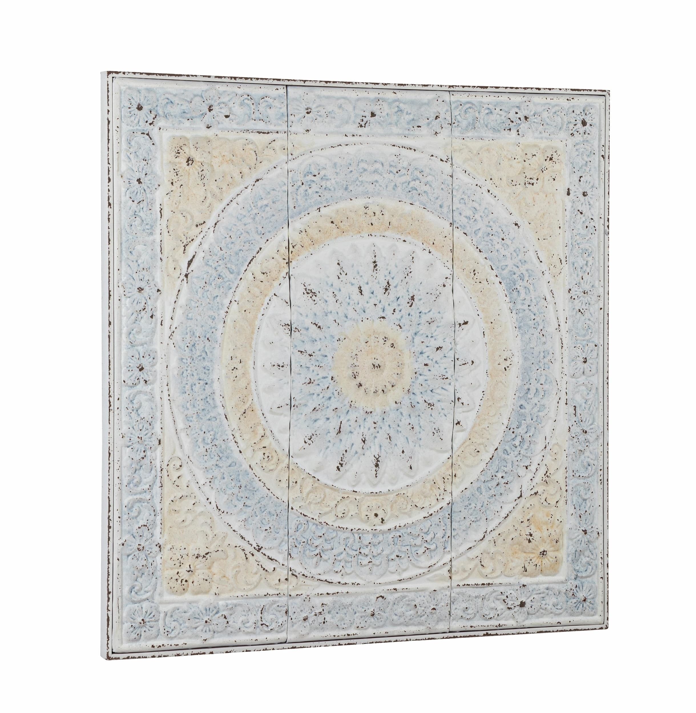 Decoratiune de perete din metal, Ayat S Multicolor, l78,5xA3,5xH78,5 cm