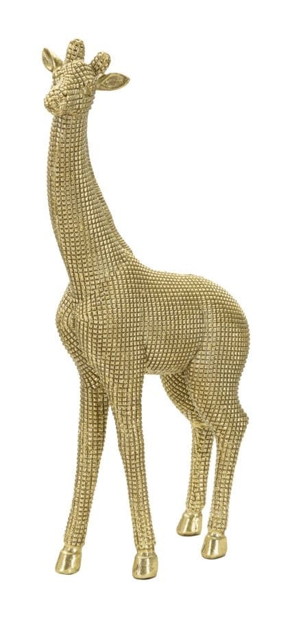 Mauro Ferretti Decoratiune din rasina Giraffa Small Auriu, L19,8xl8xH40 cm