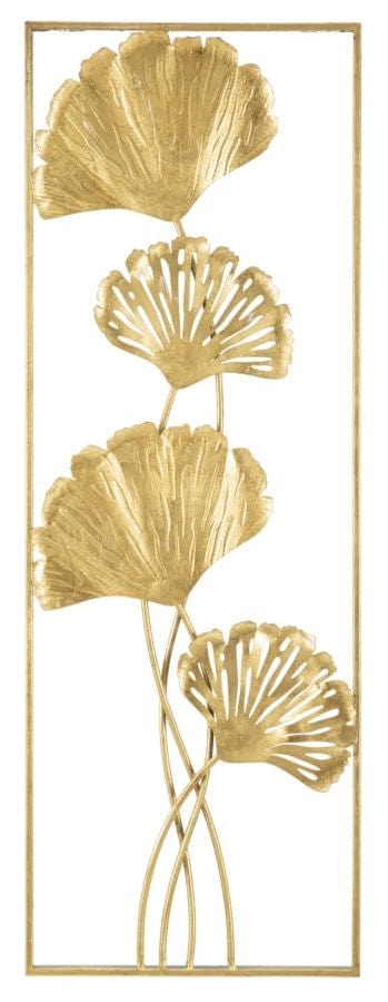 Decoratiune metalica de perete Iris-B Glam Auriu, l31xA3xH90 cm