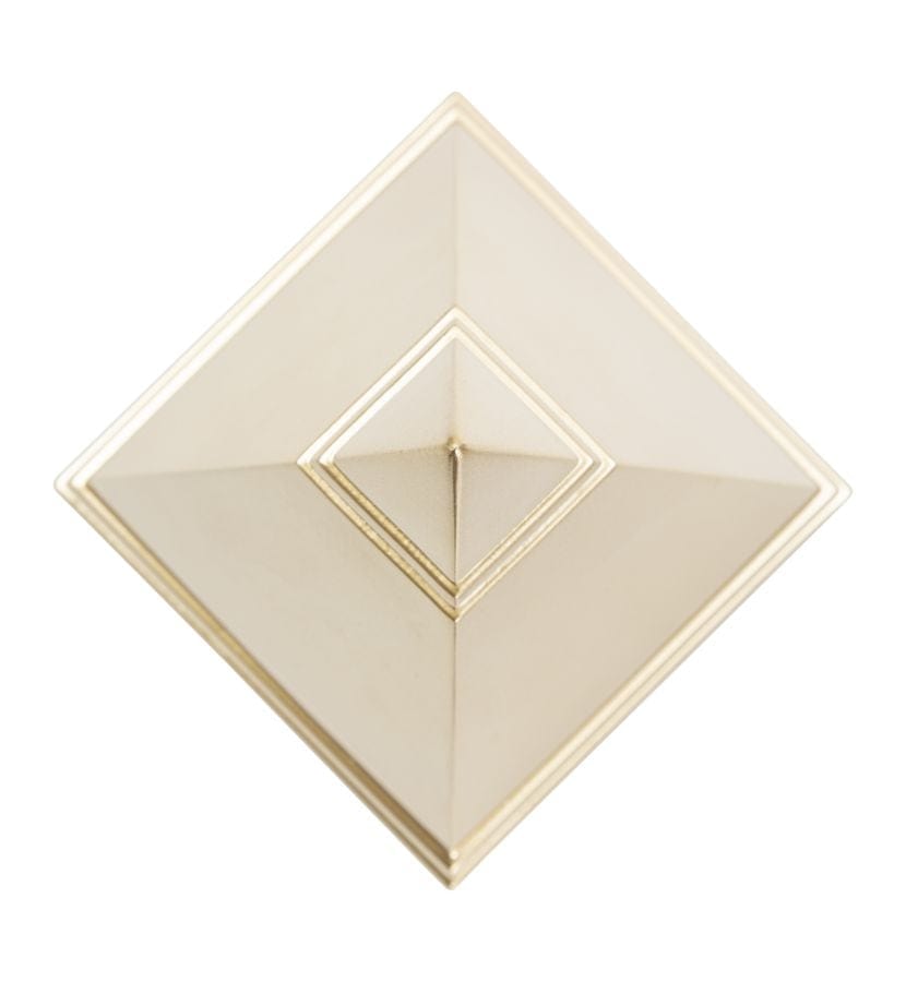Decoratiune din polirasina Piramide Auriu, L11,5xl11,5xH15,5 cm (5)