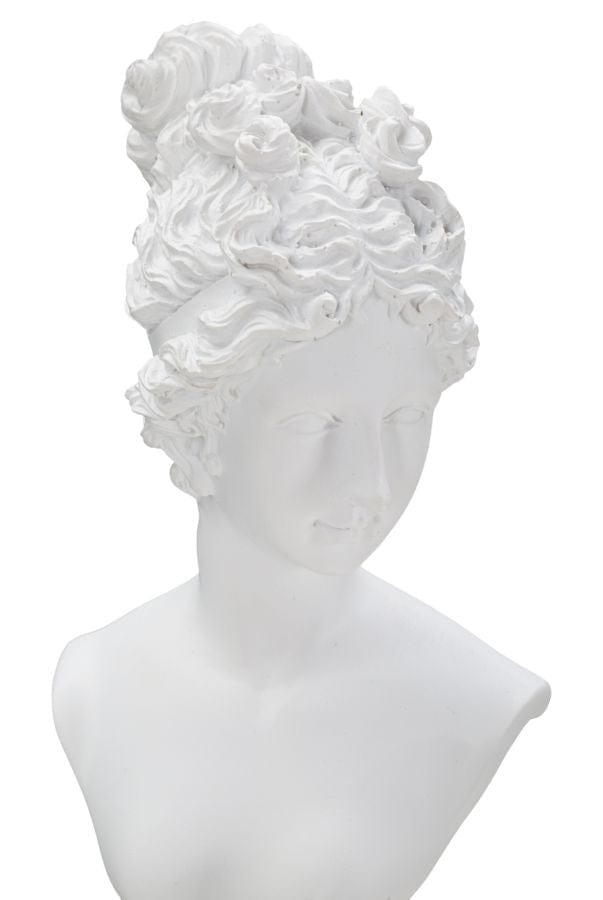 Decoratiune din polirasina Statua Woman Alb, L11xl10,5xH35,5 cm (3)